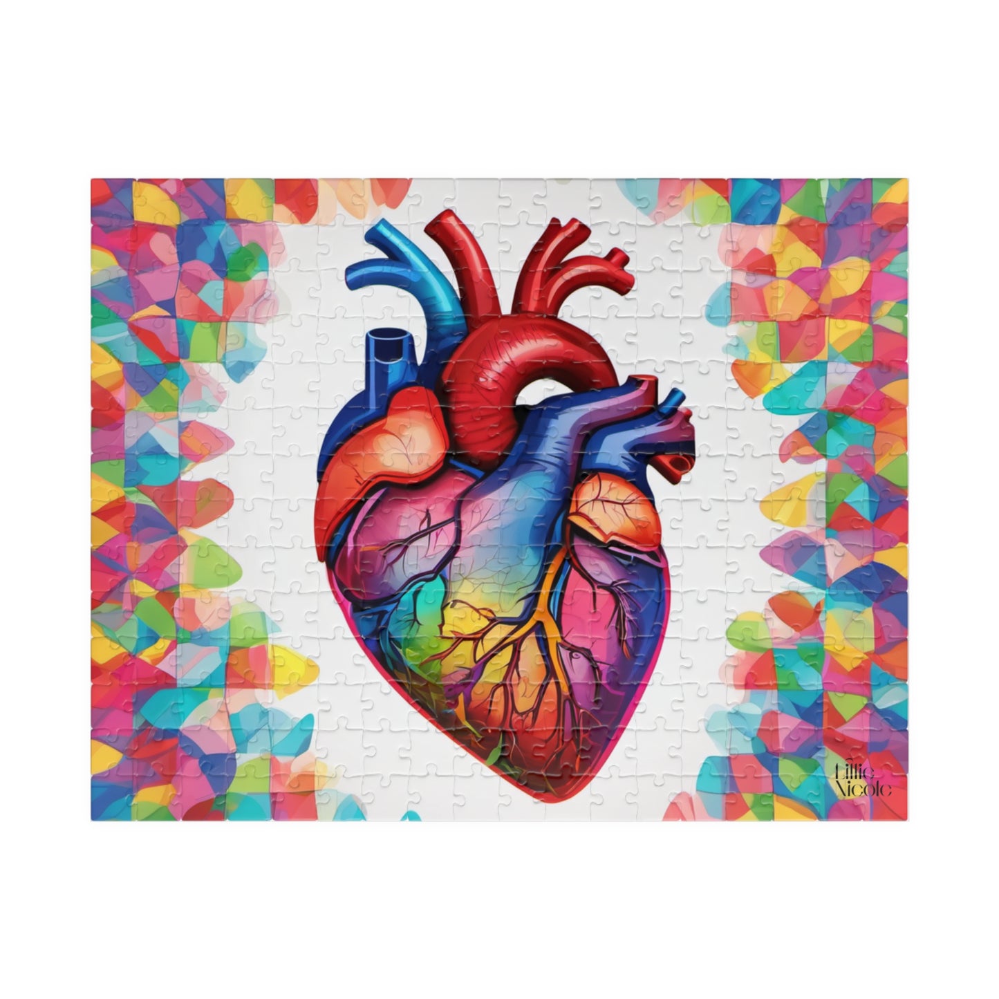 Colorful Heart Puzzle