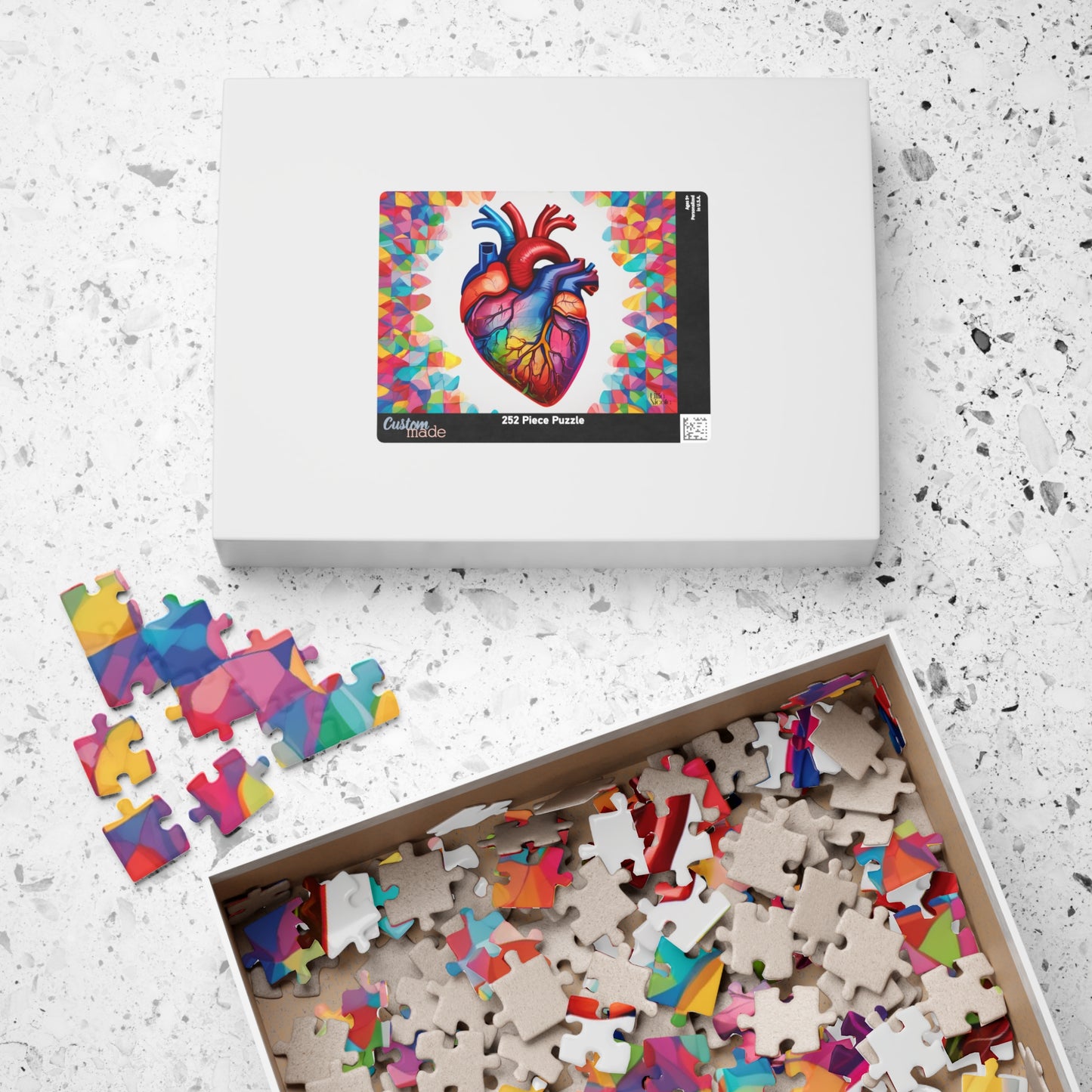 Colorful Heart Puzzle