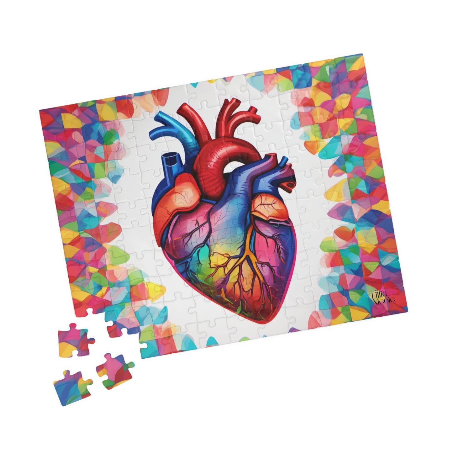 Colorful Heart Puzzle