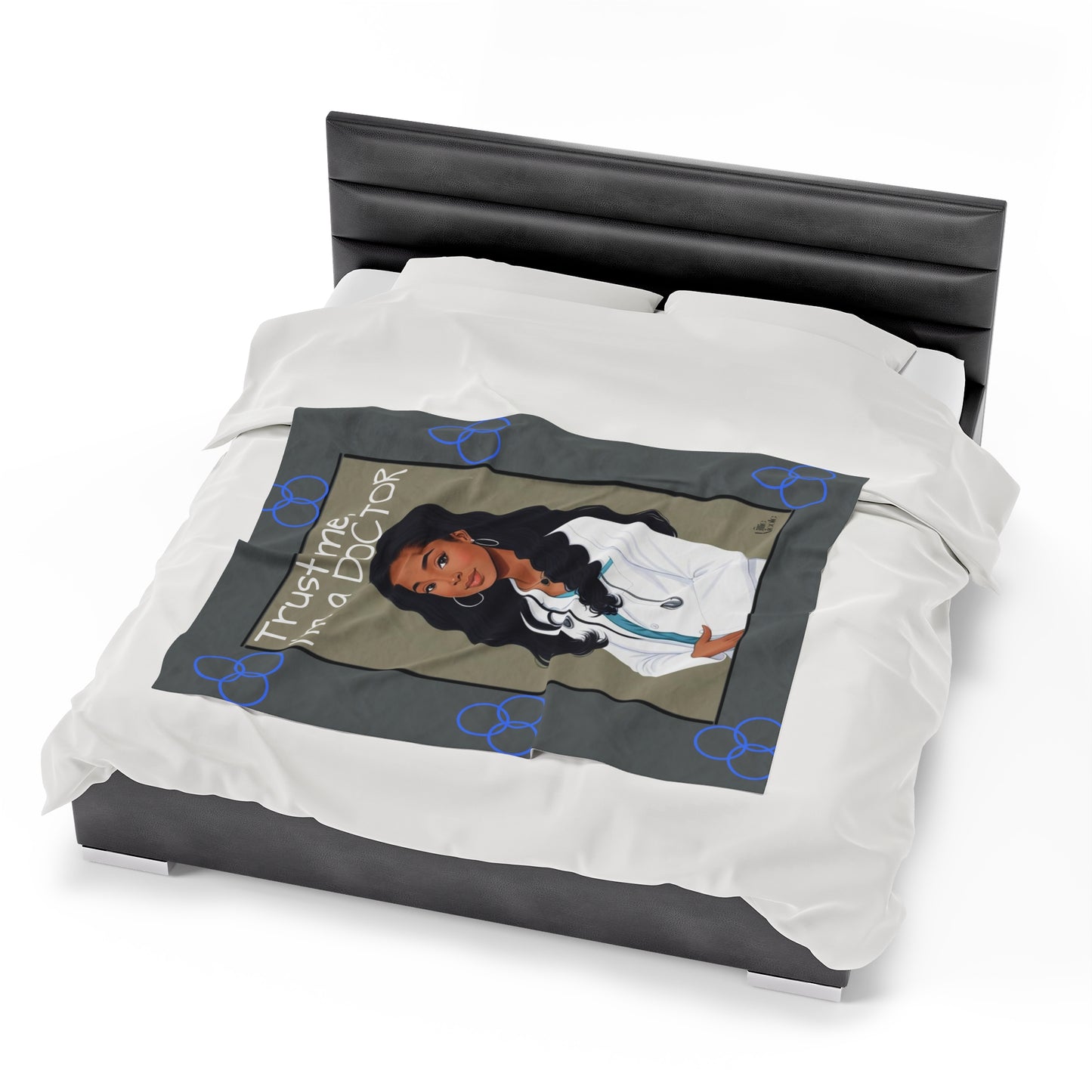 "Trust me, I am a DOCTOR" Plush Blanket