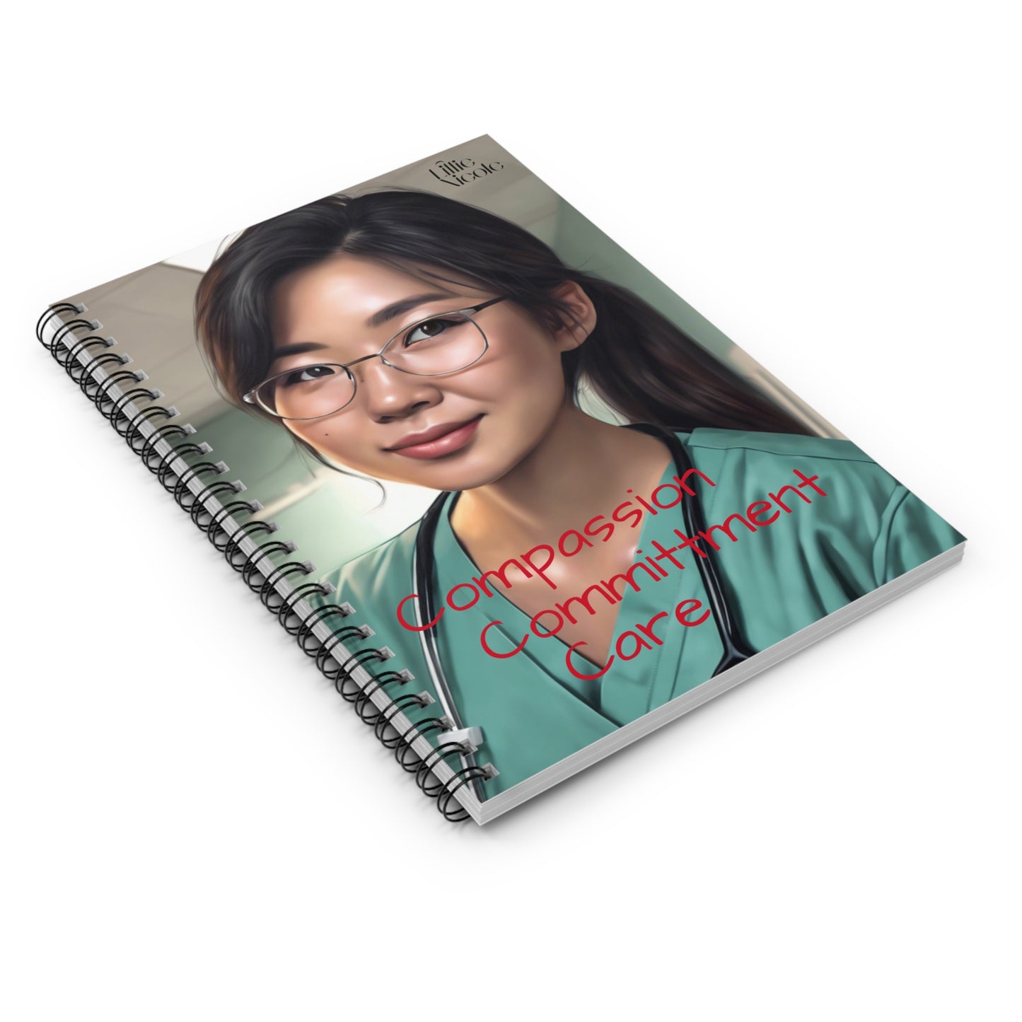 "Compassion and Care" Spiral Notebook