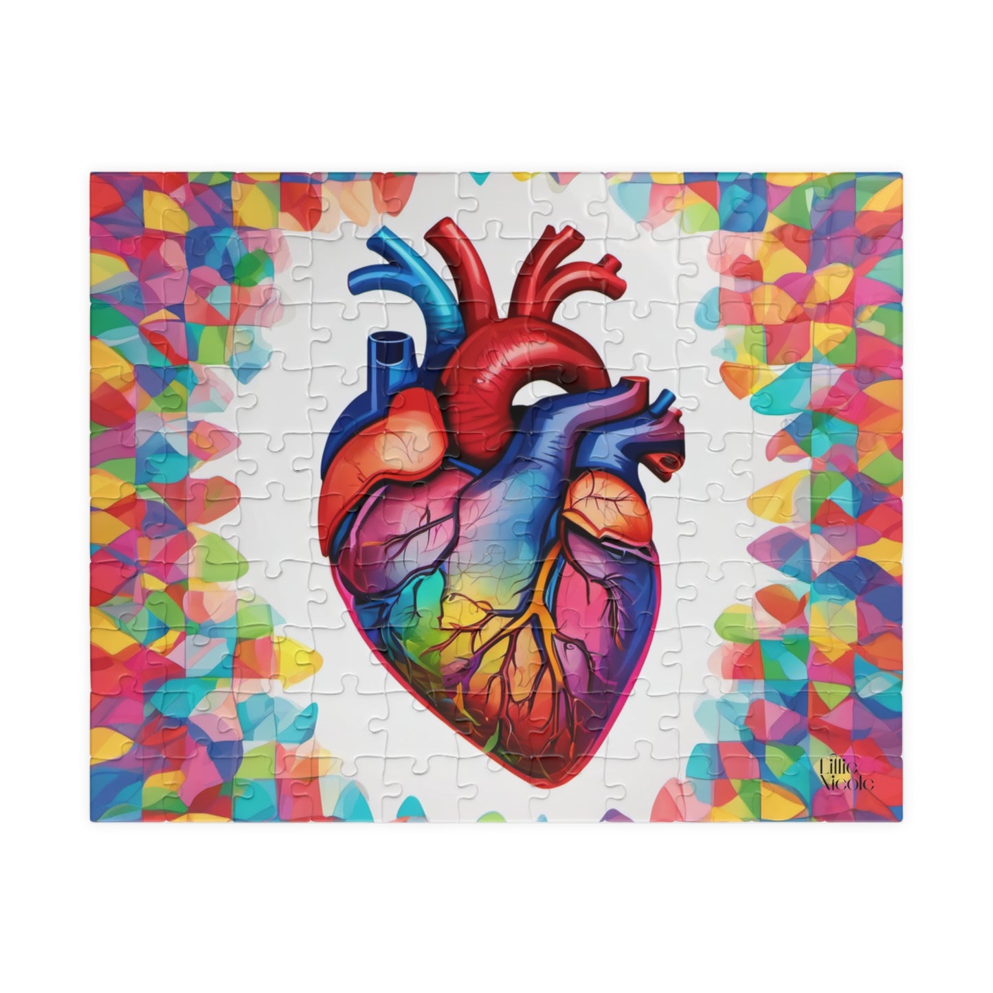 Colorful Heart Puzzle