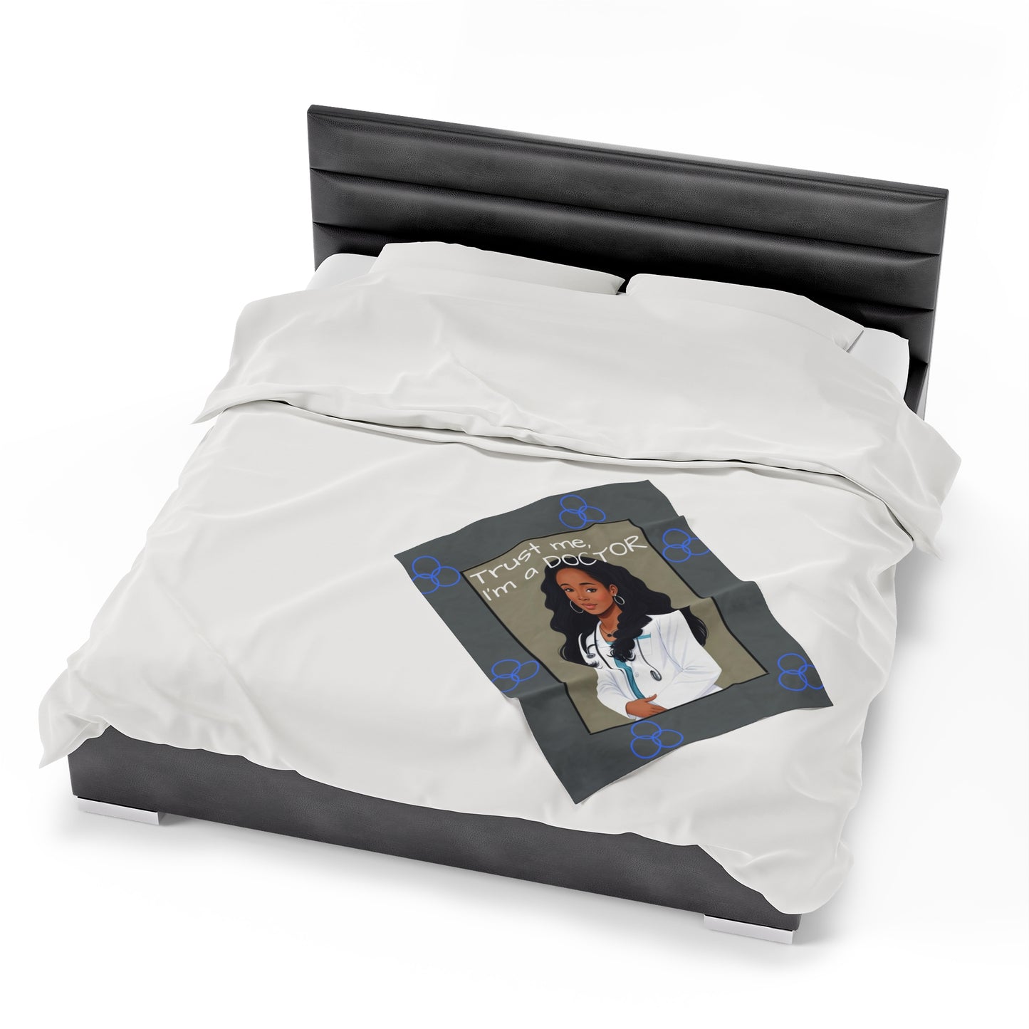 "Trust me, I am a DOCTOR" Plush Blanket