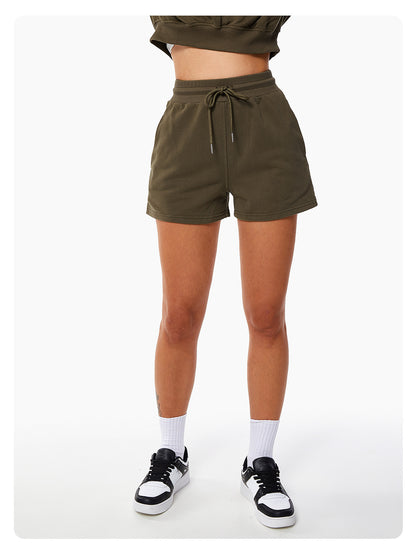 Drawstring Loose Sports Shorts