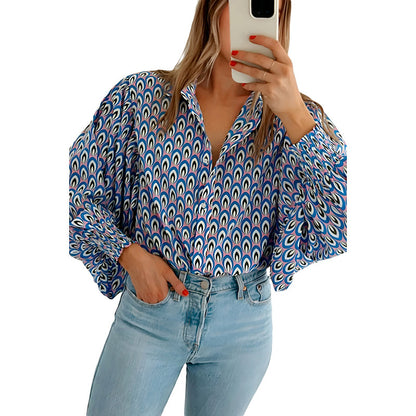 Fashion New Lapel Long Sleeve Shirt