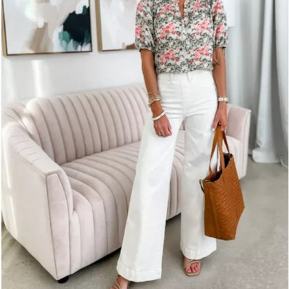 High-Waist Wide-Leg Vintage Jeans