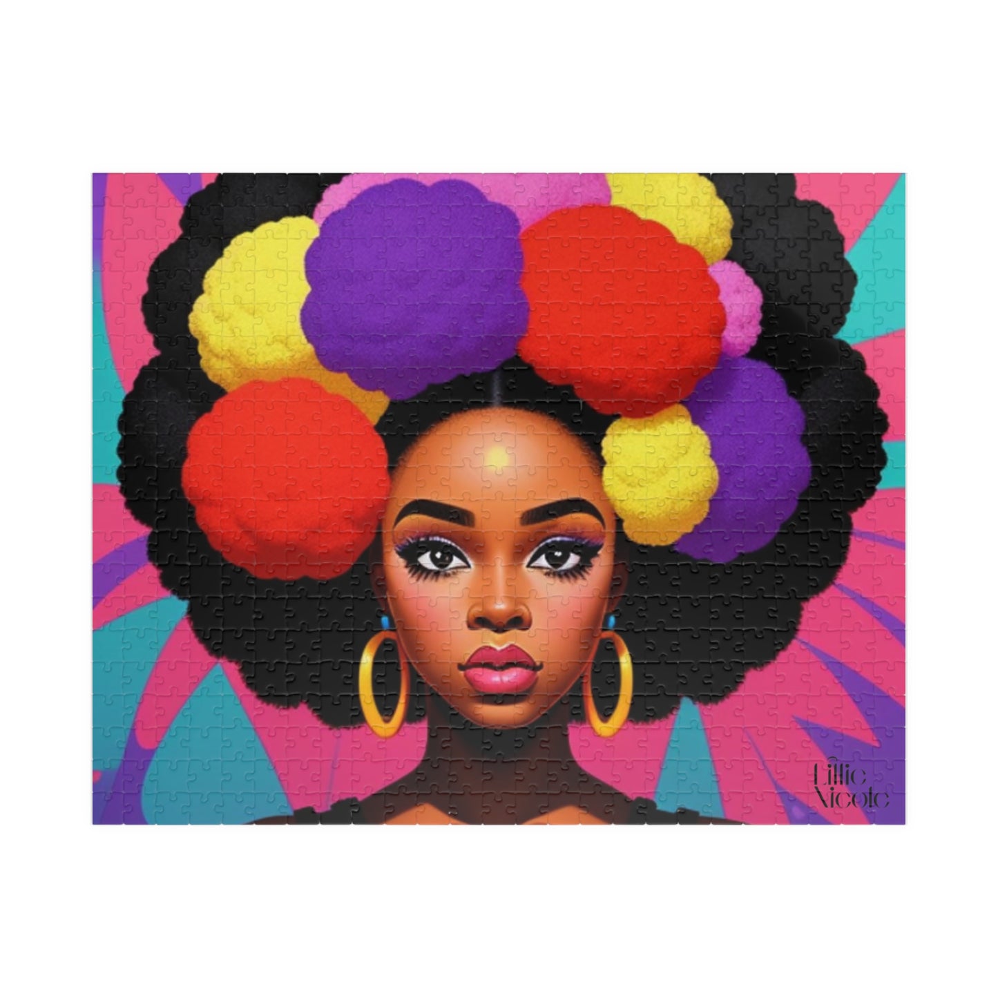 "Pom Pom Beauty" Puzzle