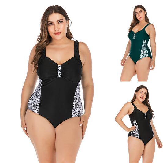 One-piece plus size swimsuit