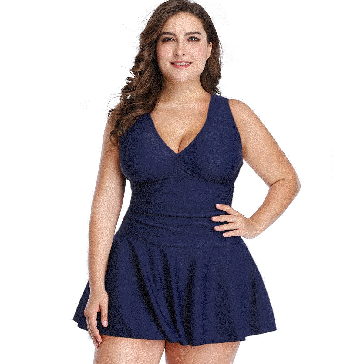 Plus-Size Halter Swimsuit for Women