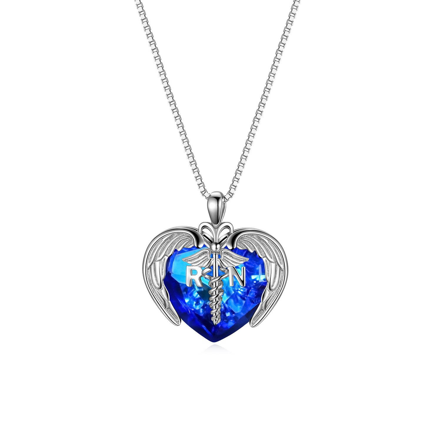 Registered Nurse Heart Necklace