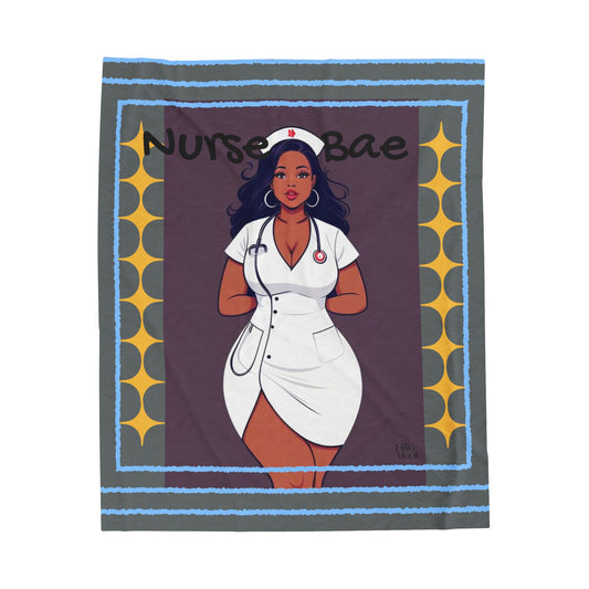 "Nurse Bae" Plush Blanket