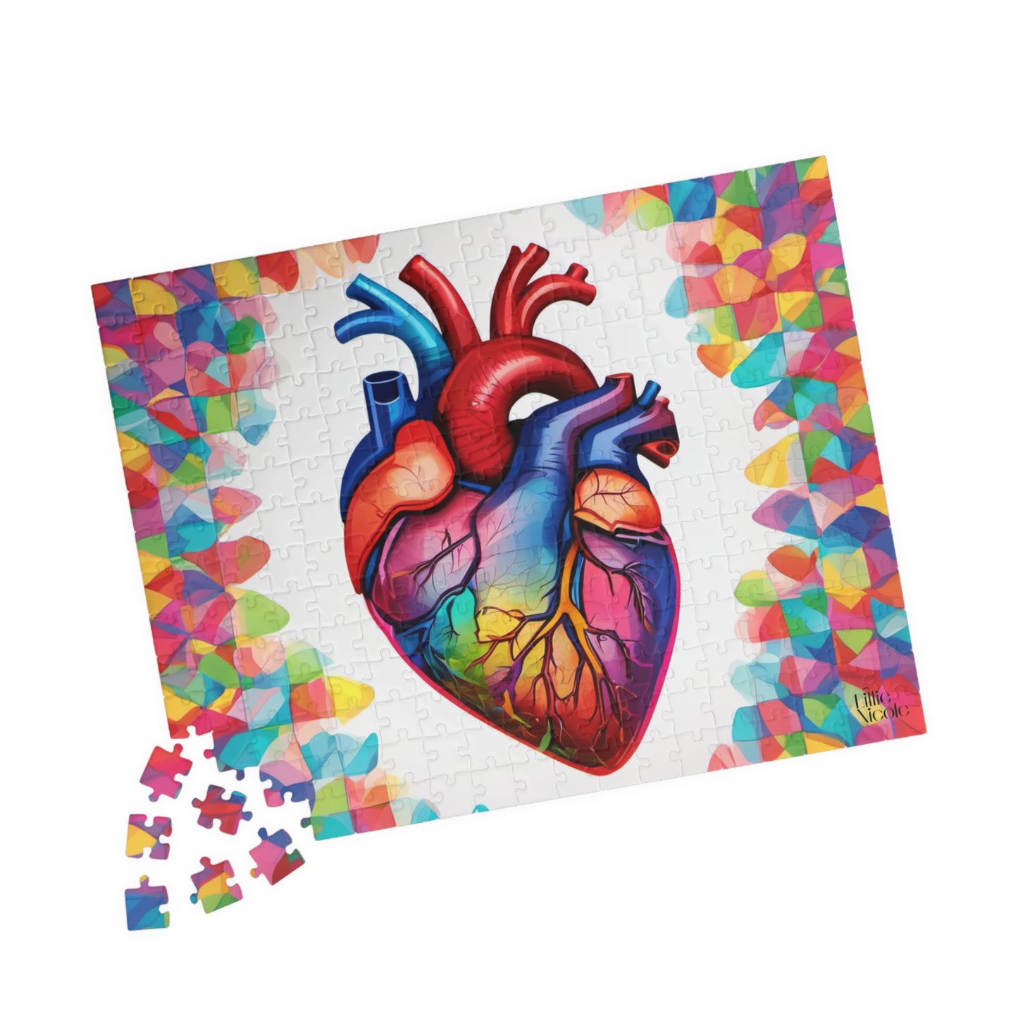 Colorful Heart Puzzle