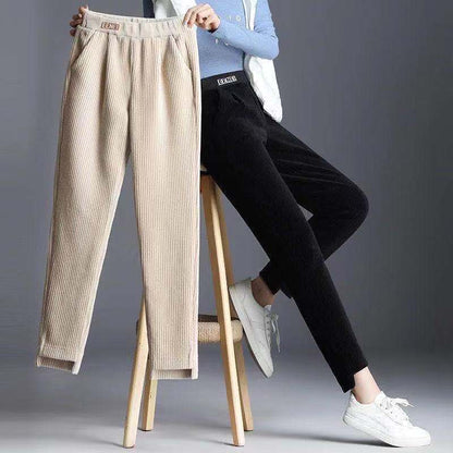 Women's Loose Corduroy Harem Pants