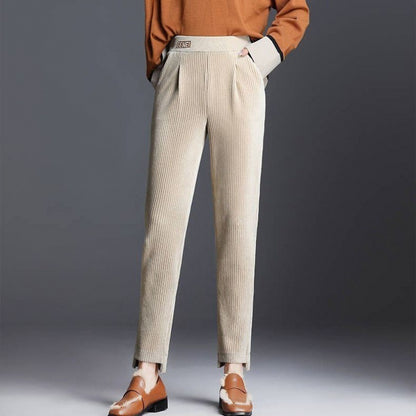 Women's Loose Corduroy Harem Pants