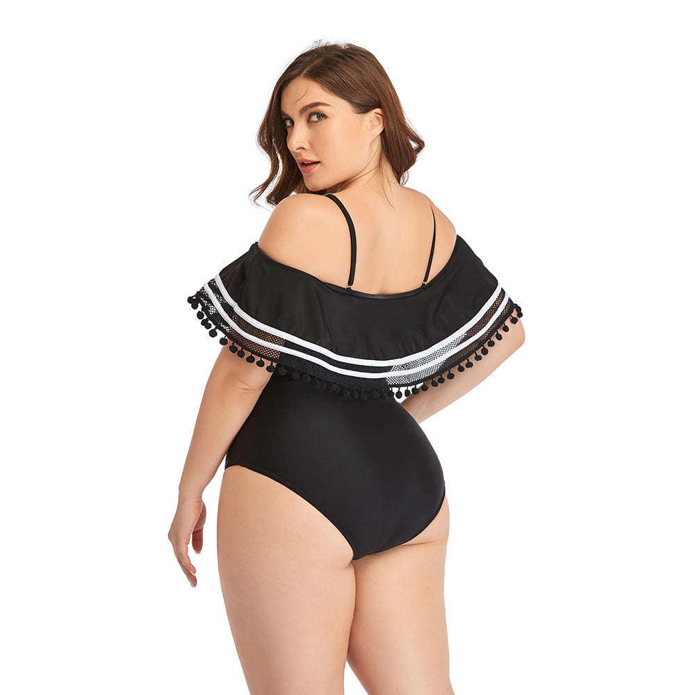 Plus-Size Sexy One-Piece Bikini