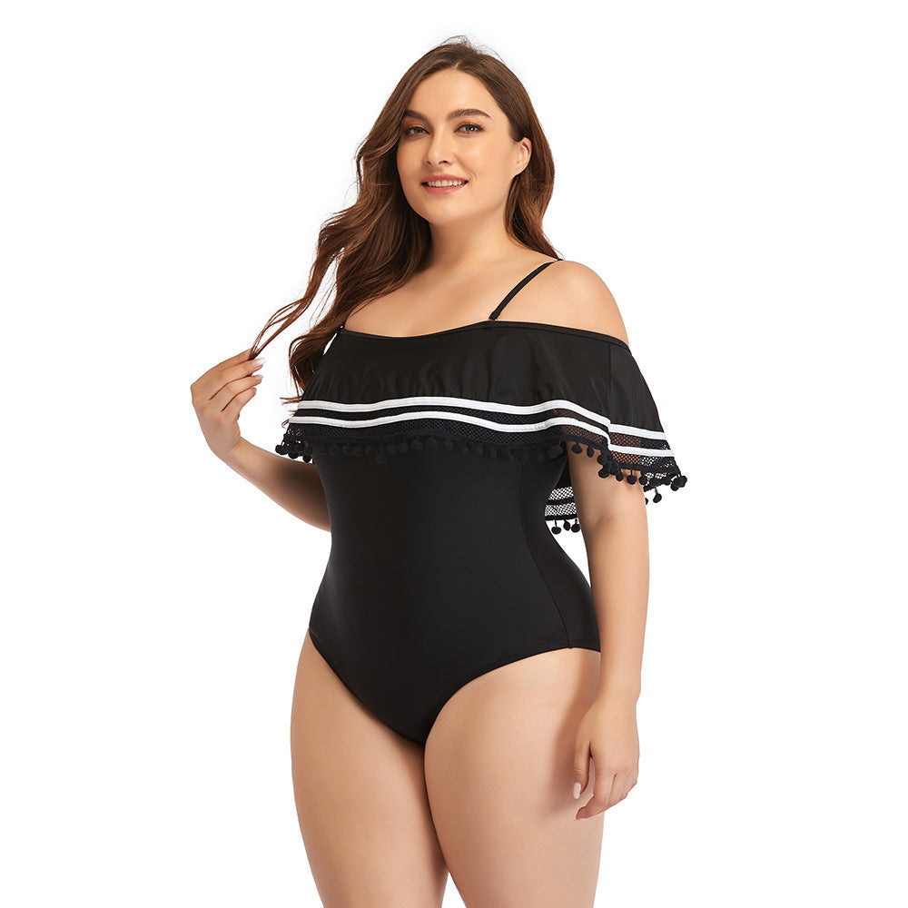 Plus-Size Sexy One-Piece Bikini