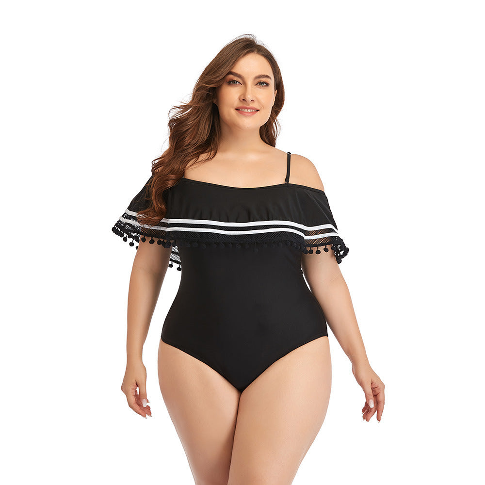 Plus-Size Sexy One-Piece Bikini