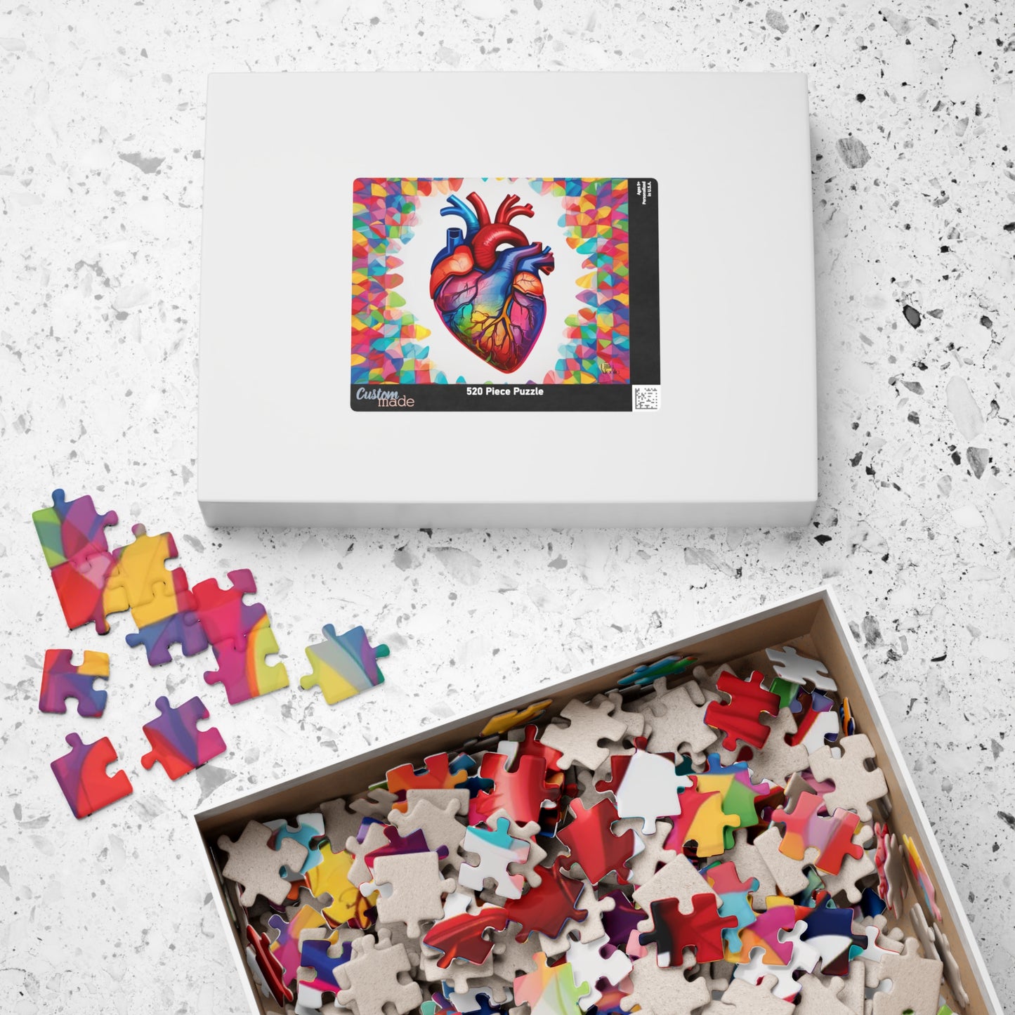 Colorful Heart Puzzle