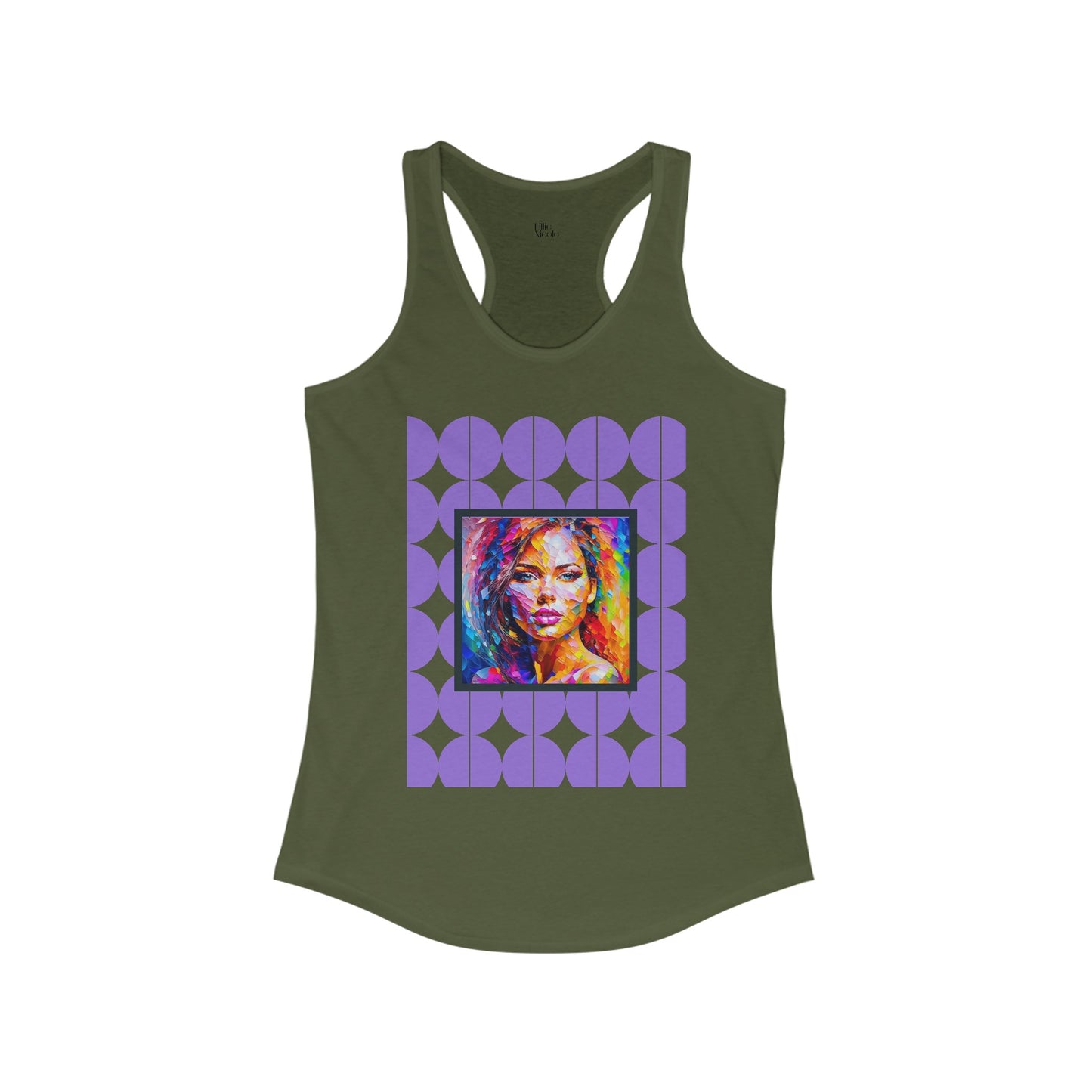 "Purple Polka" Tank