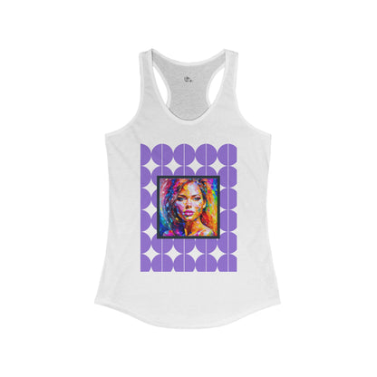 "Purple Polka" Tank