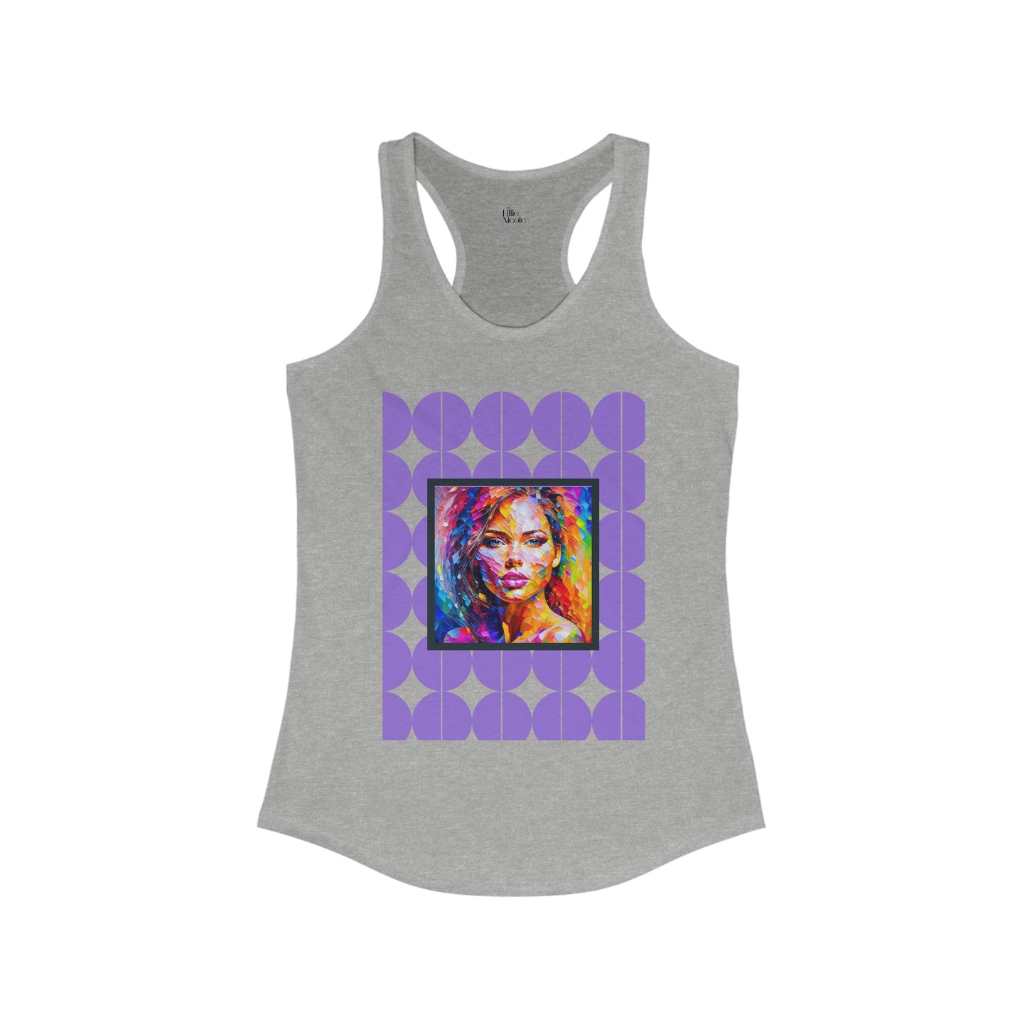 "Purple Polka" Tank