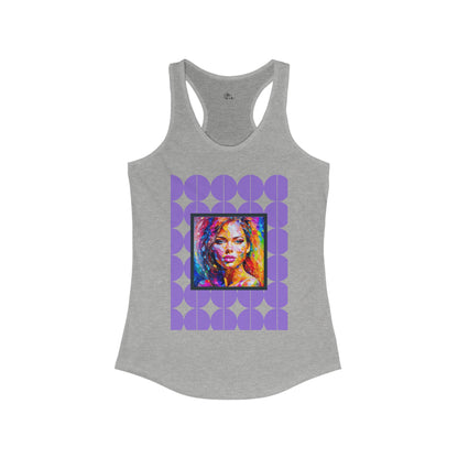 "Purple Polka" Tank