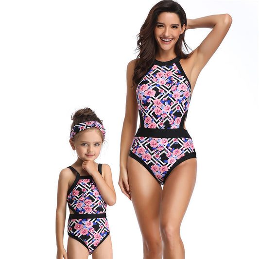 Women's and Kids Swimsuit Set