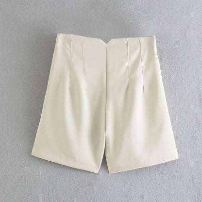 Simple High Waist Casual Short