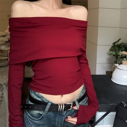 Women's Fashion Tight-Fit Bottoming T-Shirt