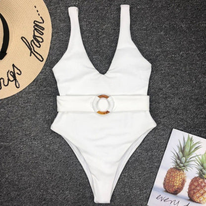 Women's White Swimsuit