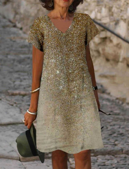 Printed Ladies Ethnic Vintage Dress