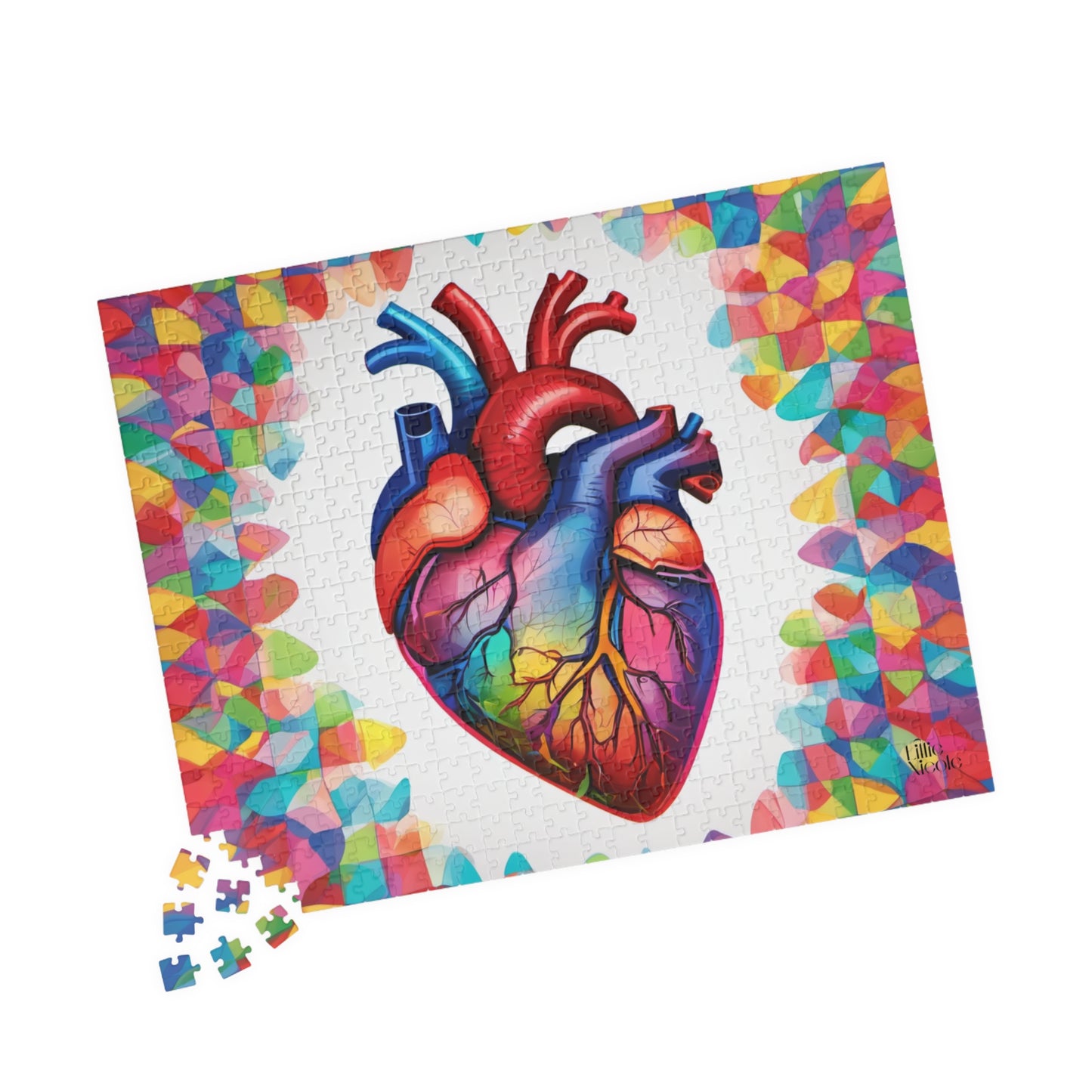 Colorful Heart Puzzle