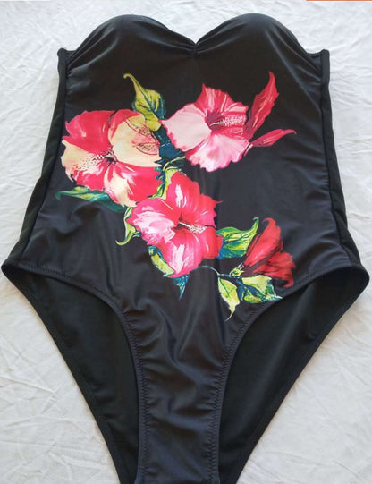 Women digital print swimsuit