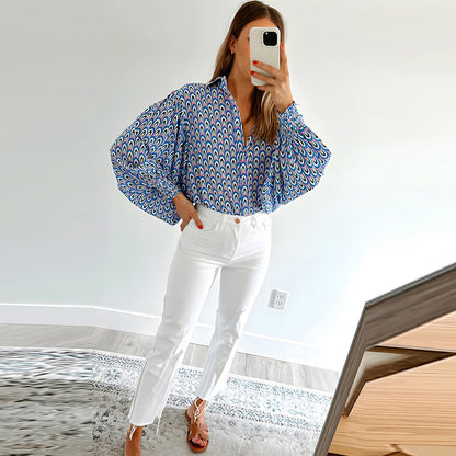 Fashion New Lapel Long Sleeve Shirt