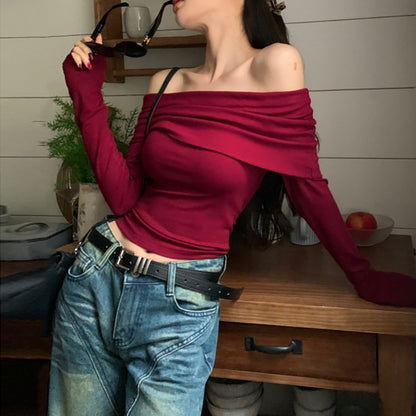 Women's Fashion Tight-Fit Bottoming T-Shirt