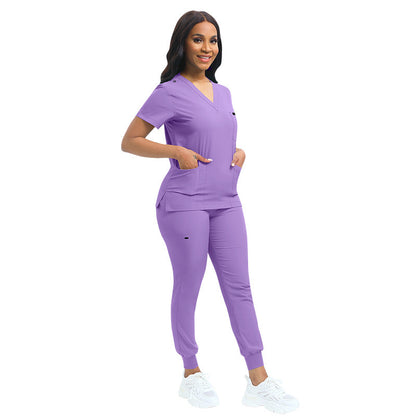 Pet Clinic Nurse Work Clothes Frosted Suit
