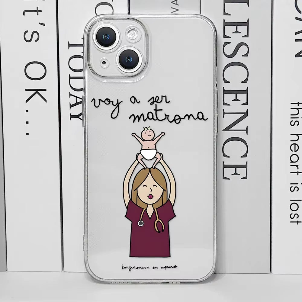 Fashion Personality Cute Cartoon Nurse Phone Case