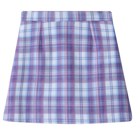 Chic Summer Plaid Midi Skirt
