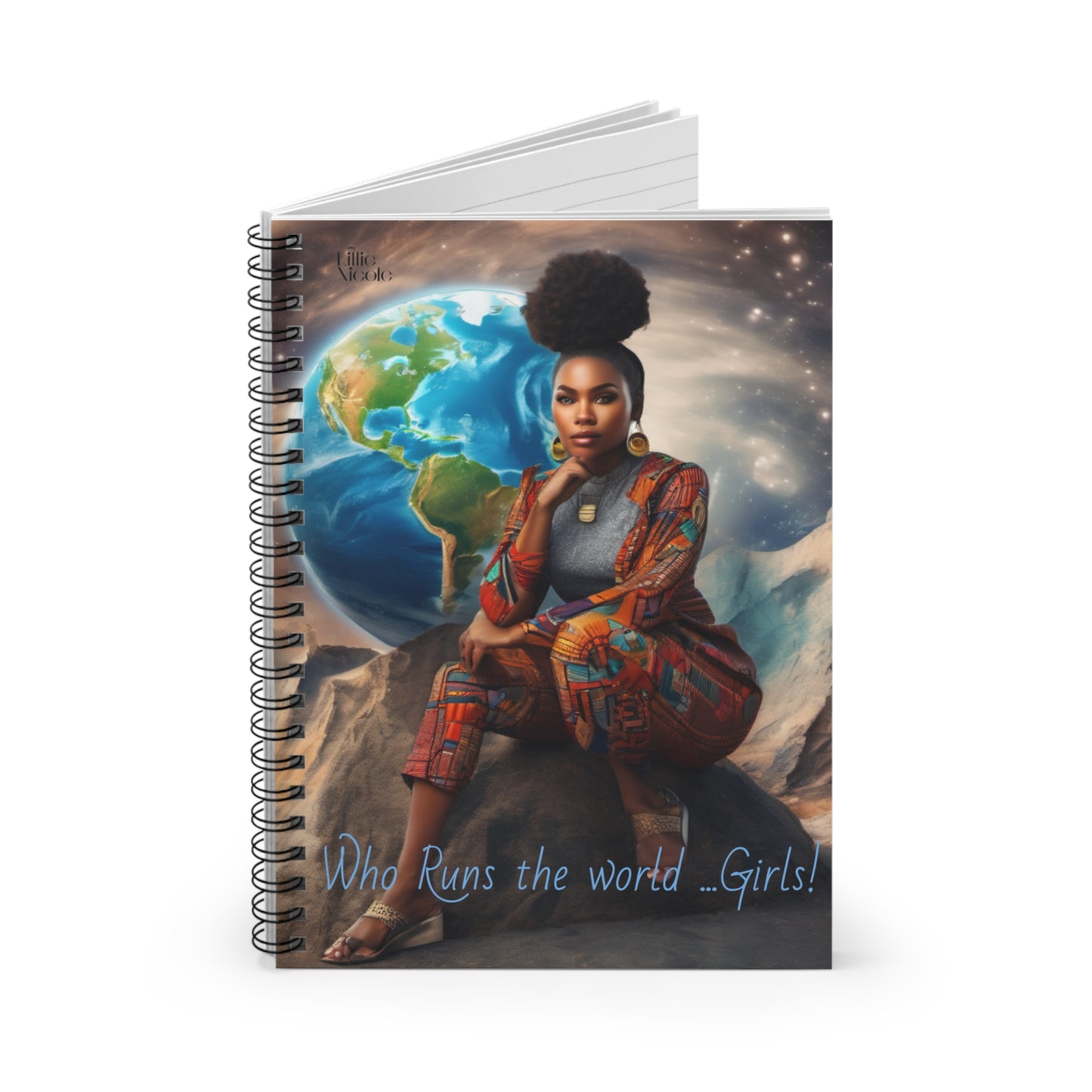 "Who Runs the world....girls!" Spiral Notebook