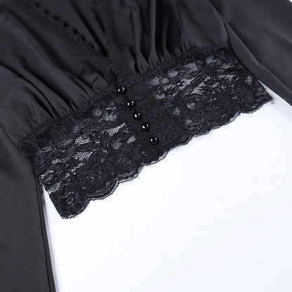 Women's Solid Color Chiffon Shirt