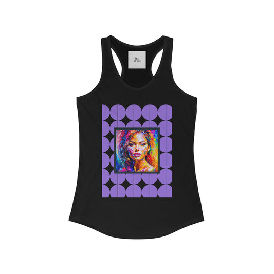 "Purple Polka" Tank