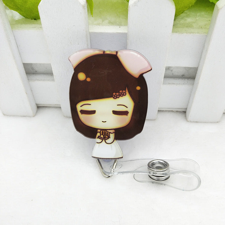 Acrylic Easy Pull Badge