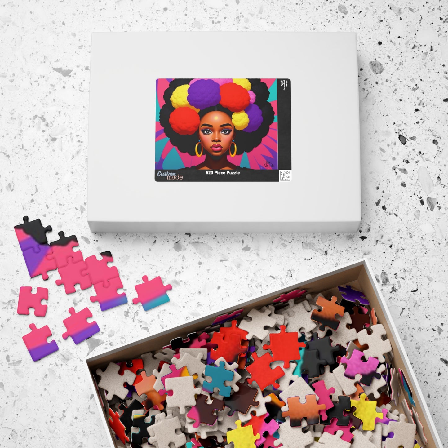 "Pom Pom Beauty" Puzzle