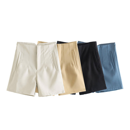 Simple High Waist Casual Short