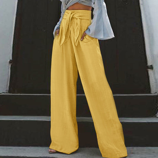 Retro Artistic Loose Plus Size Casual Pants