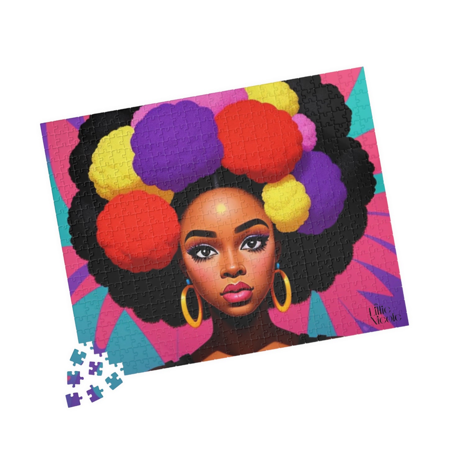 "Pom Pom Beauty" Puzzle