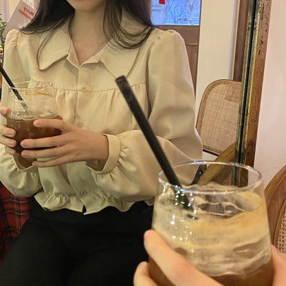 French Puff Sleeve Shirt