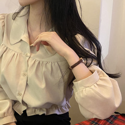 French Puff Sleeve Shirt