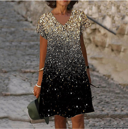 Printed Ladies Ethnic Vintage Dress