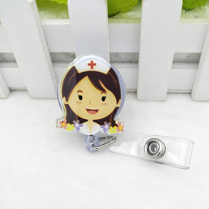 Acrylic Easy Pull Badge